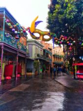Mardi Gras Decorations in New Orleans Square Disneyland 2