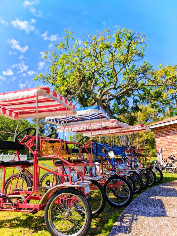 Surrey Bicycles at Jekyll Island Authority Bike rental 3 2TravelDads