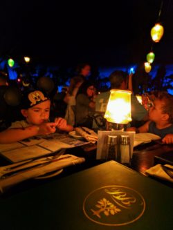 Taylor Family at Blue Bayou Restaurant Pirates of the Caribbean New Orleans Square Disneyland 1