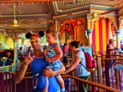 Taylor Family at Toy Story Mania Paradise Pier Disneys California Adventure 3