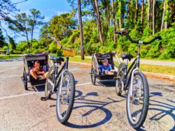 Taylor Family biking by the Beach Jekyll Island Golden Isles 13