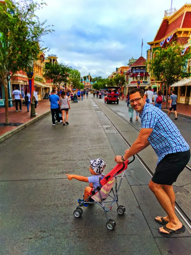 Taylor Family on Main Street USA Disneyland 2