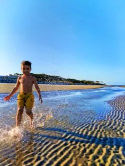 Taylor Family on beach Jekyll Island Golden Isles Georgia 2