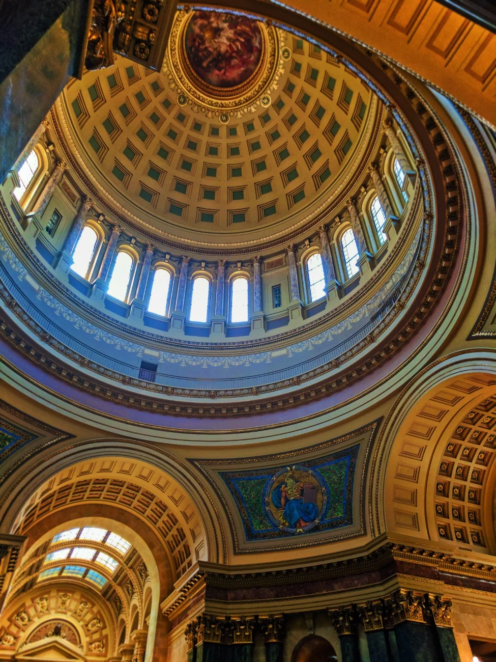 Lower Rotunda of Capitol Building Madison Wisconsin 2