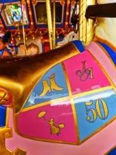 Mary Poppins horse Jingles on King Arthurs Carousel in Fantasyland Disneyland 1