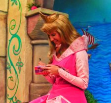 Sleeping Beauty at Fantasy Faire Fantasyland Disneyland 1