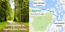 Sol Duc Falls Olympic National Park Map