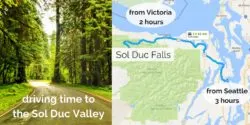 Sol Duc Falls Olympic National Park Map