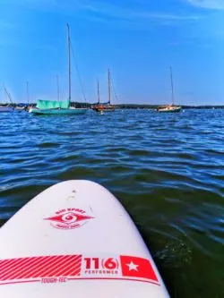 Stand Up Paddleboarding SUP on Lake Mendota Madison Wisconsin 1