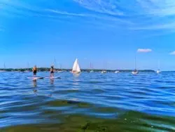 Stand Up Paddleboarding SUP on Lake Mendota Madison Wisconsin 3