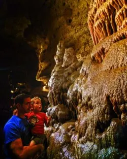 Taylor Family in Cave of the Mounds Mt Horeb Wisconsin 1