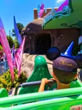 Taylor Family on Alice in Wonderland Fantasyland Disneyland 1