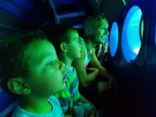 Taylor Family on Finding Nemo Submarines Tomorrowland Disneyland 3