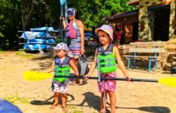 Taylor family kayaking with Wingra Boats Madison Wisconsin 1