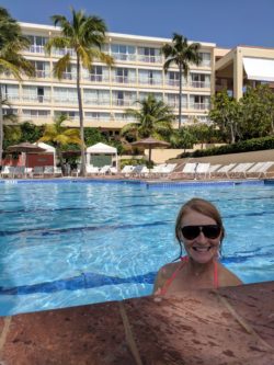 Swimming at El Conquistador Waldorf Astoria Puerto Rico