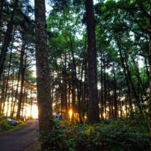 Sunset from Kalaloch campground Olympic National Park 1