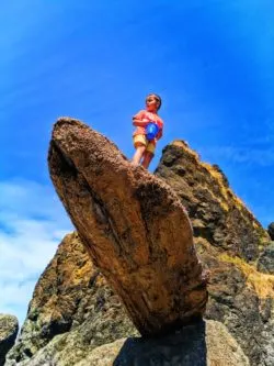 Taylor Family at Ruby Beach Olympic National Park 3