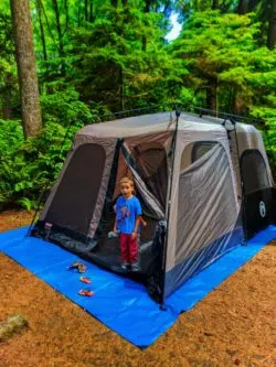 Taylor Family camping at Kalaloch Olympic National Park 1