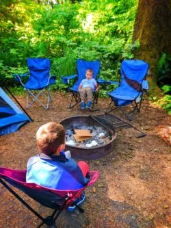 Taylor Family camping at Kalaloch Olympic National Park 5