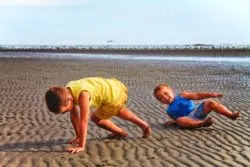 Taylor Family on beach at Kalaloch campground Olympic National Park 19