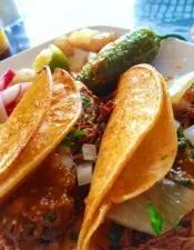 Barbacoa Tacos at Tacos 805 in Santa Maria California 2
