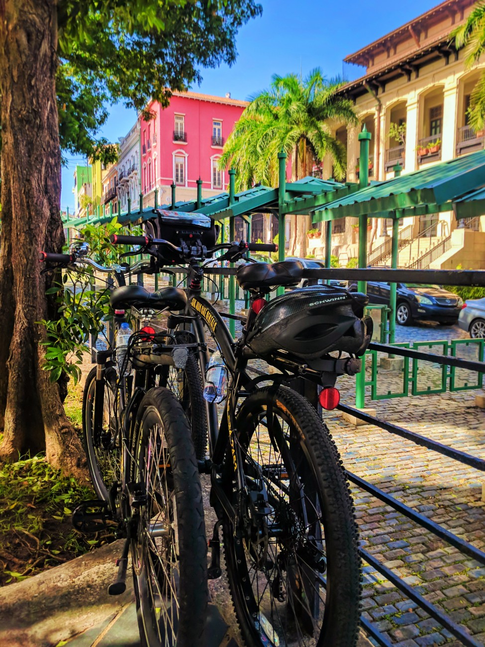 Bikes in Plaza Princessa in Old San Juan Puerto Rico 1