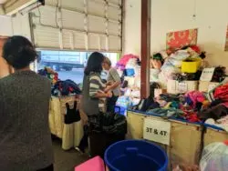 Donation area at WestSide Baby National Diaper Bank Network Huggies 1