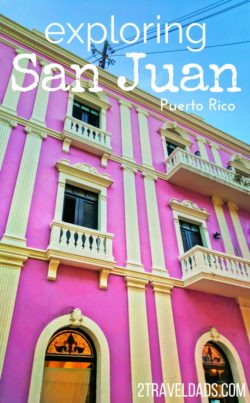 Exploring San Juan Puerto Rico is a bucket list travel adventure for many. Historic Forts, colorful streets, tropical waters, amazing food: what's not to fall in love with? 2traveldads.com