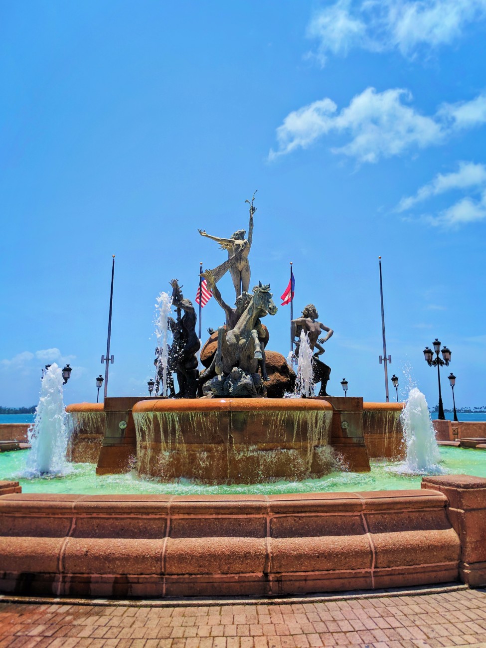Fountain in Plaza Princessa Old San Juan Puerto Rico 1