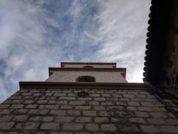 Bell tower of Mission Santa Barbara