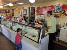 Taylor Family at Doc Burnsteins Ice Cream Lab Orcutt California
