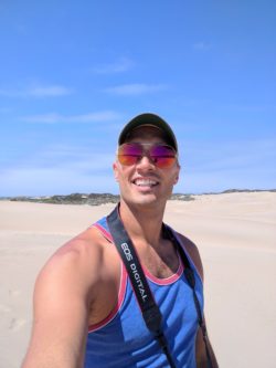 Taylor Family on dunes at Morro Bay State Park 2