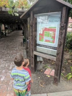 Taylor Family at Mission San Luis Obispo 1