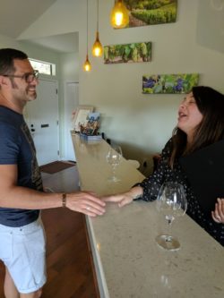 Wine tasting at Cutruzzola Vineyards Cambria