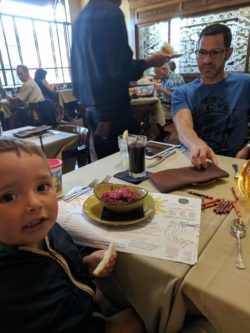 Dining at Linns Fruit Bin East Village Cambria 1