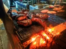 Indoor BBQ at Shaws Steakhouse Santa Maria California 1