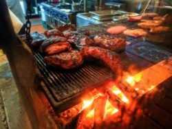 Indoor BBQ at Shaws Steakhouse Santa Maria California 1