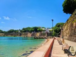 Malecon and City Wall along Paseo del Morro San Juan National Historic Site Puerto Rico 5