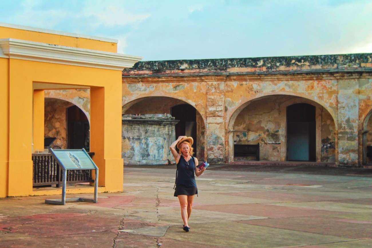 Maureen in Castillo San Cristobal Old San Juan National Historic Site Puerto Rico 1