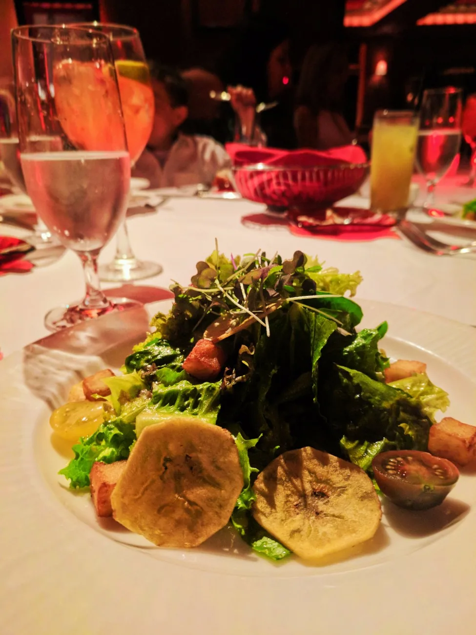 Plantain Salad at Chops Restaurant at El Conquistador Resort Puerto Rico 1