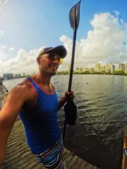 Rob Taylor Kayaking at Condado Plaza Hilton San Juan Puerto Rico 1