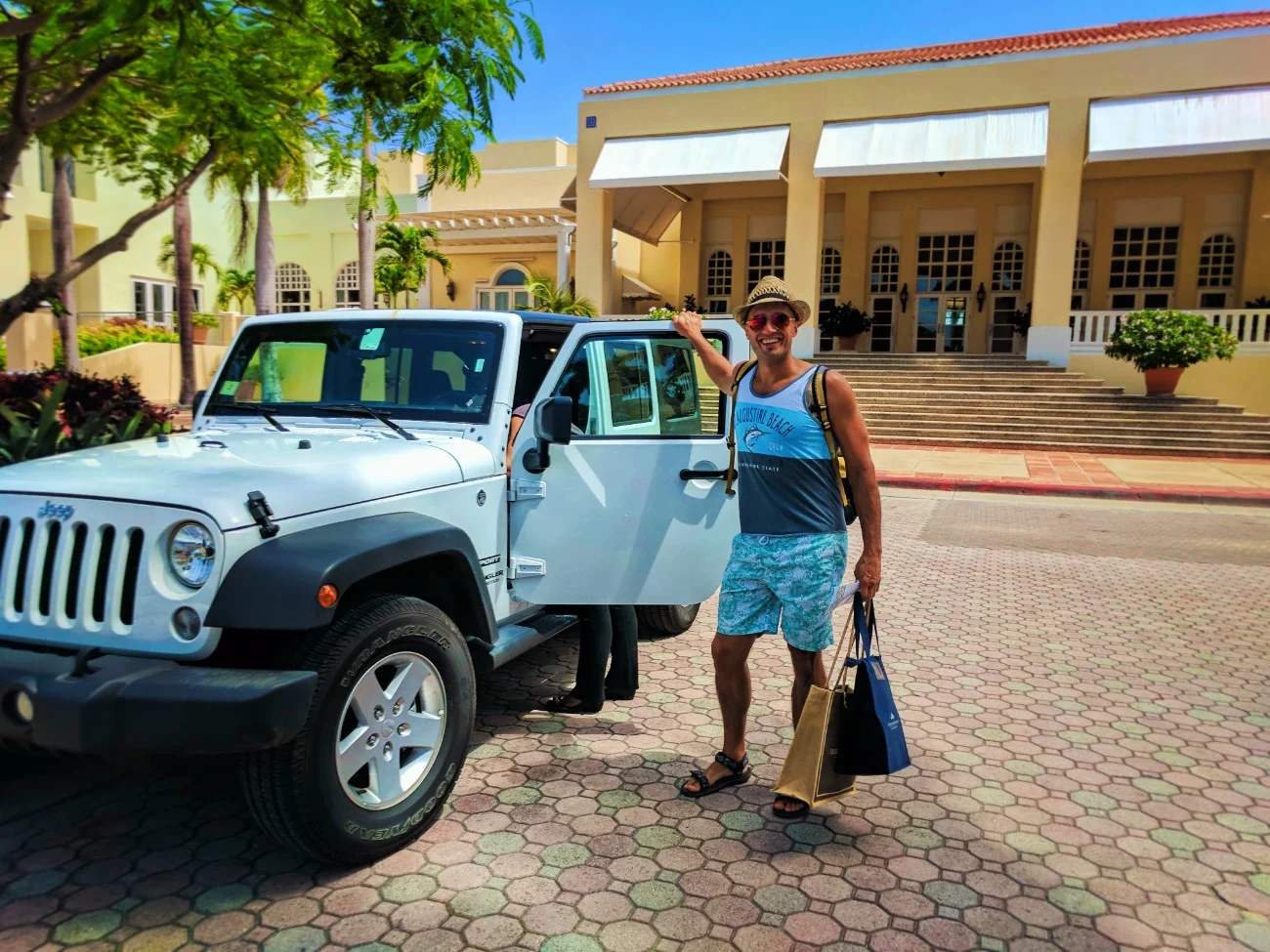 Rob Taylor with Jeep at El Conquistador Resort Puerto Rico 1