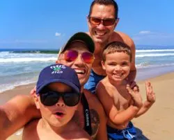 Taylor Family at Beach at Oso Flaco Lake Nature Preserve Nipomo 1