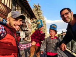 Taylor Family at Whitefish Montana Amtrak station 13