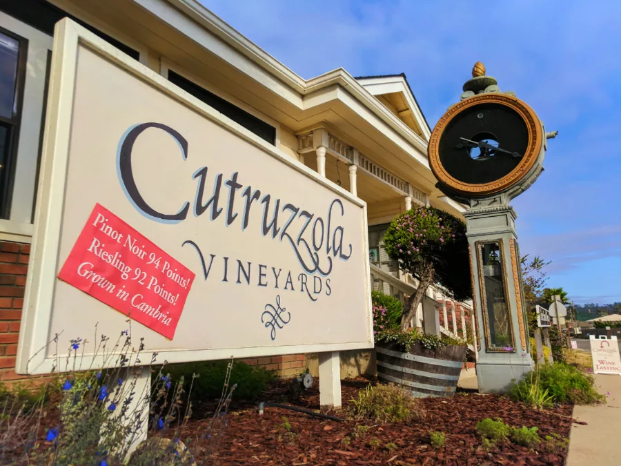 Cutruzzola Vineyards Wine Tasting Room Cambria Central Coast 1