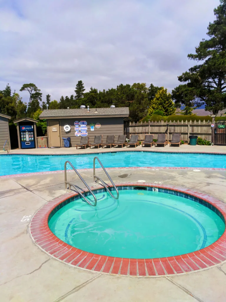 Swimming pool at Cambria Pines Lodge California Central Coast 1
