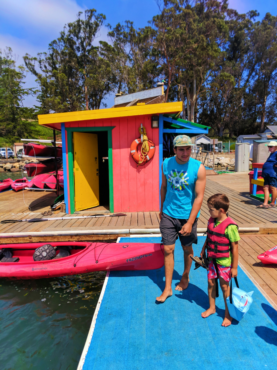 Taylor Family Kayaking in Morro Bay San Luis Obispo 5
