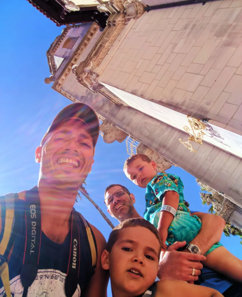 Taylor Family at Hearst Castle San Simeon California State Park 6