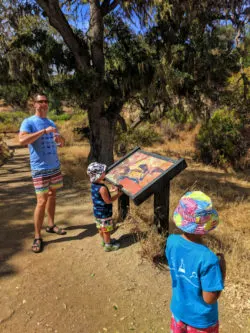 Taylor Family at Pinnalces National Park Talus Caves Trail 1