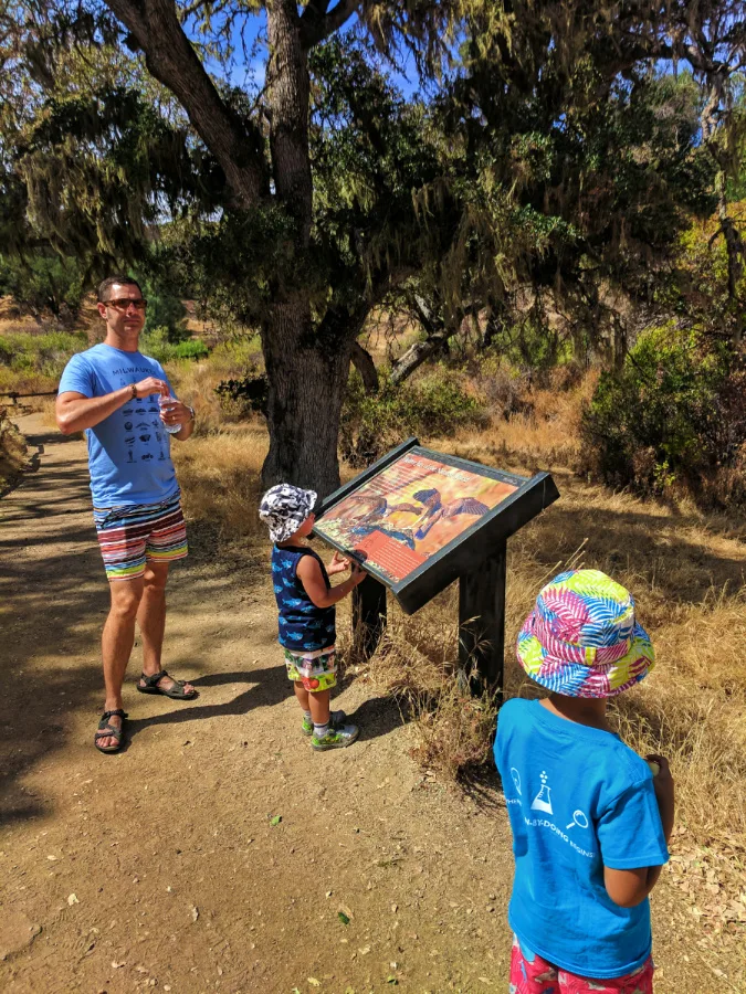 Taylor Family at Pinnalces National Park Talus Caves Trail 1